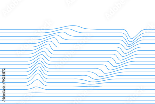 Abstract colorful blend digital technology vector background, color wave for design brochure, website, flyer Modern glowing moving lines element Futuristic technology illustration colorful blue wavy