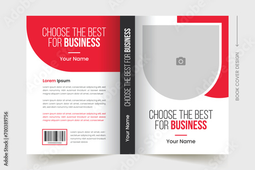 Corporate business book cover design. professional design for corporate business