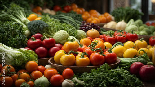 Vegetables in market