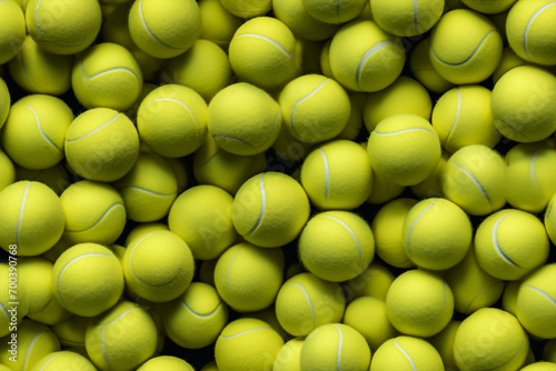 green tennis balls background wall texture pattern seamless © Aldis