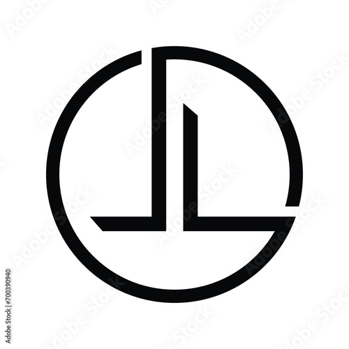 letter ll logo design