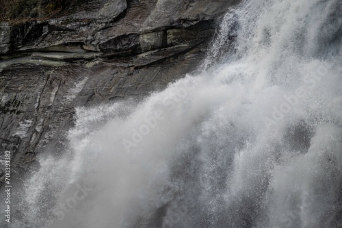 rainbow falls at Gorges State Park