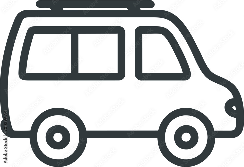 travel, icon outline