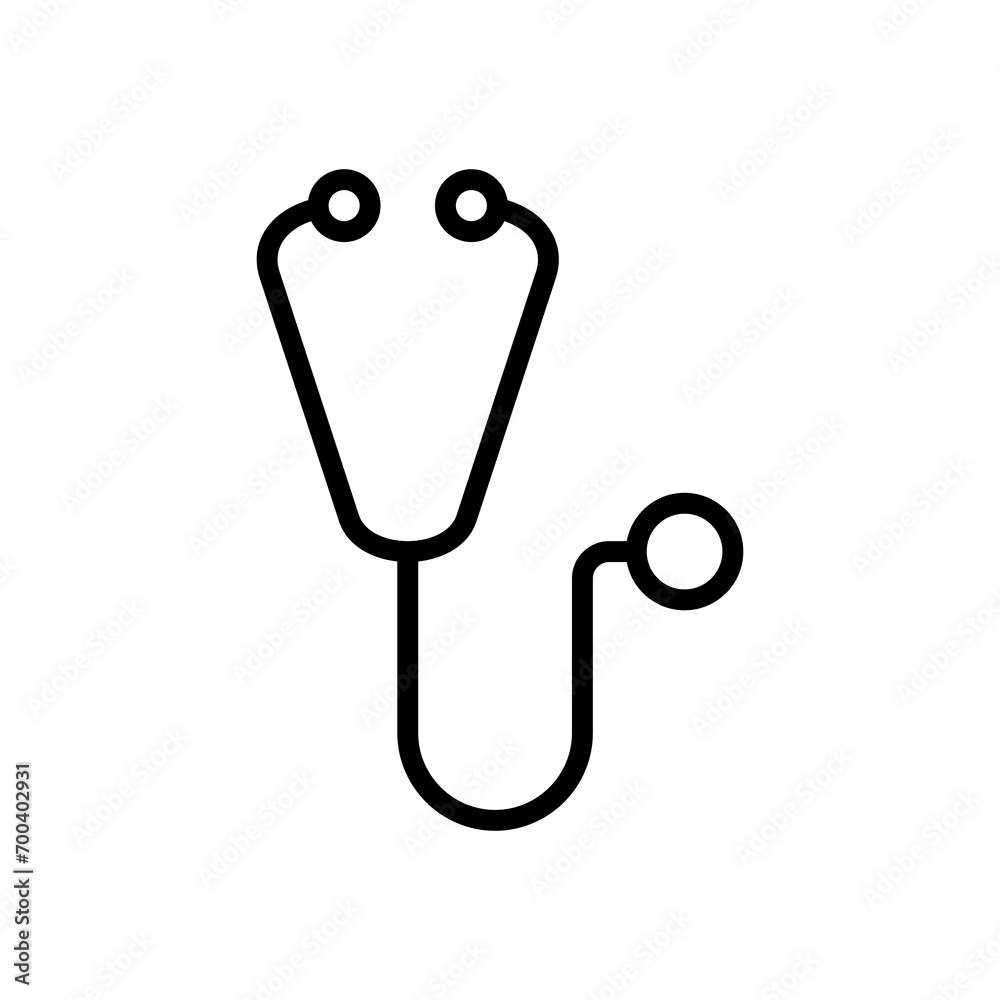 stethoscope icon vector design template stethoscope icon vector design template