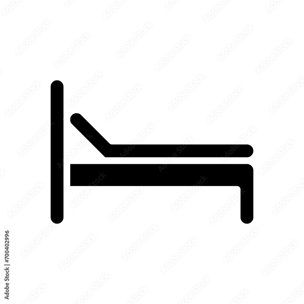 Hospital Bed icon vector design template Hospital Bed icon vector design template