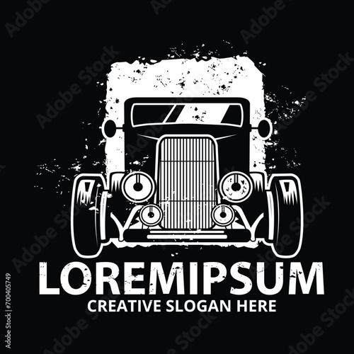 classic car illustration 