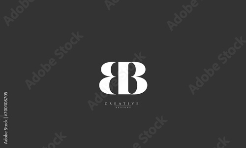 Alphabet letters Initials Monogram logo BB B