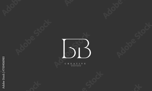 Alphabet letters Initials Monogram logo BB B