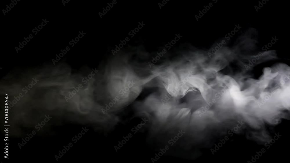 Smoke Effect With Black Screen Stock Video Adobe Stock