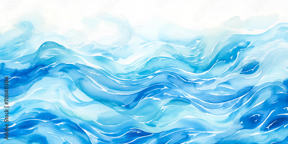 Water surface ocean wave, blue, aqua, teal marble texture. Blue and white water wave web banner Graphic Resource as background for ocean wave abstract. Backdrop for copy space text, backdrop by Vita