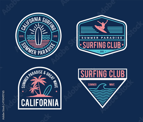 surfing badge design