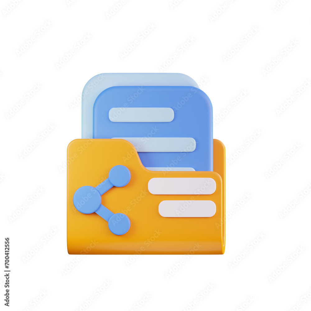 folder share illustration folder share illustration