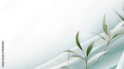 流れるような植物の抽象 photo
