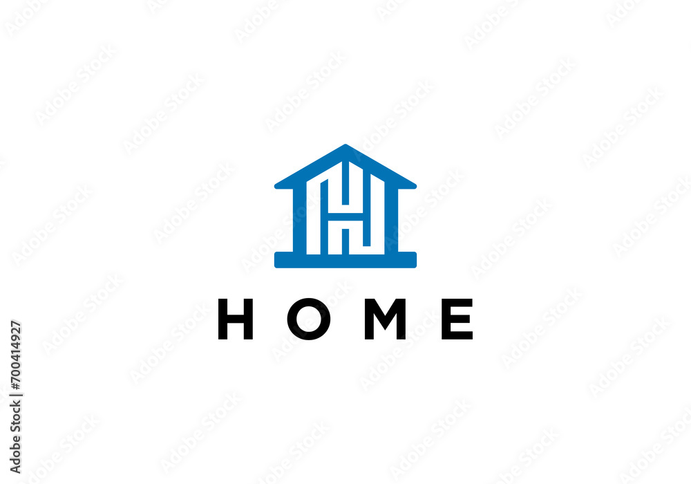 letter H Home logo design inspiration vector illustration letter H Home logo design inspiration vector illustration