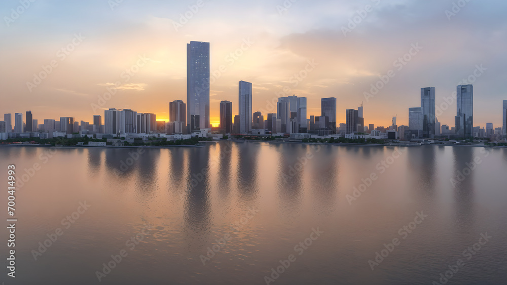 Naklejka premium Modern Cityscape