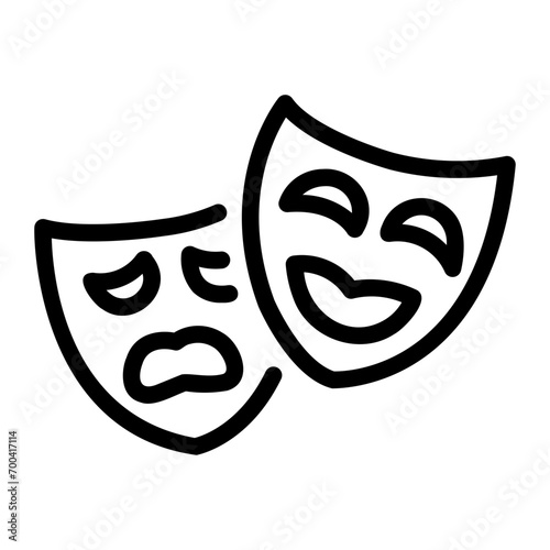 mask Line Icon