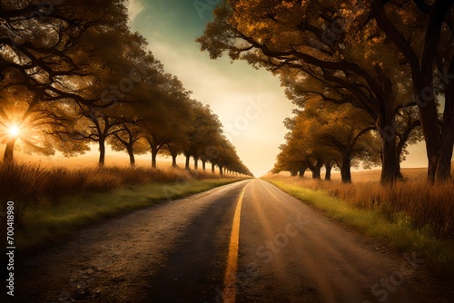 Frame an image featuring the allure of an open road or pathway.