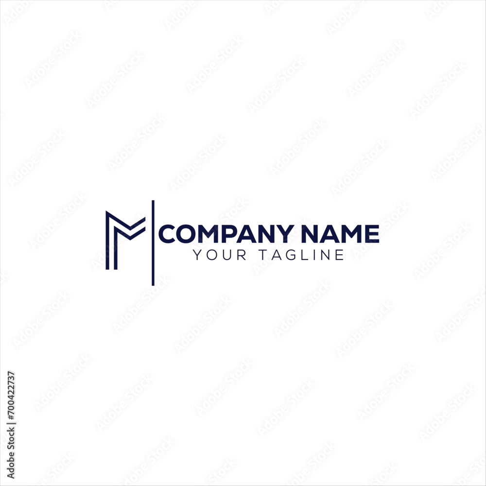 New M Business logo design New M Business logo design