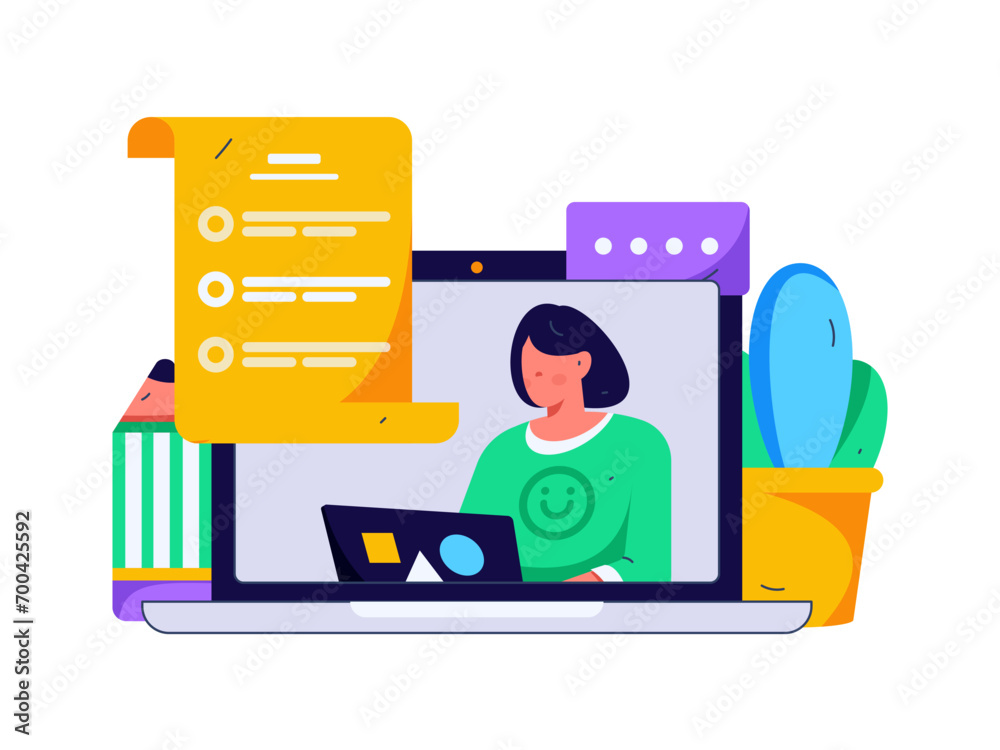 Education and learning people flat vector concept hand drawn illustration
Education and learning people flat vector concept hand drawn illustration