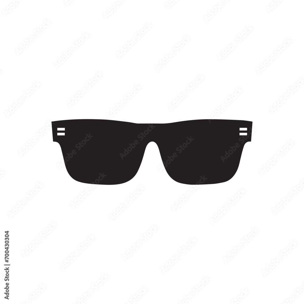 Sunglasses Icon Isolated on White Background. Vector Illustration. Sunglasses Icon Isolated on White Background. Vector Illustration.