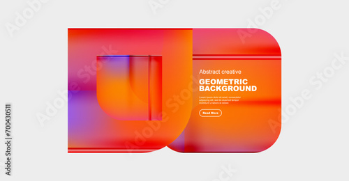 Minimal geometric vector abstract background
