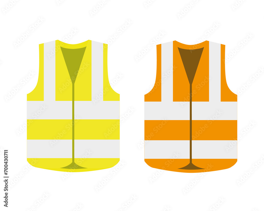 Картината върху платно Safety jacket security icon