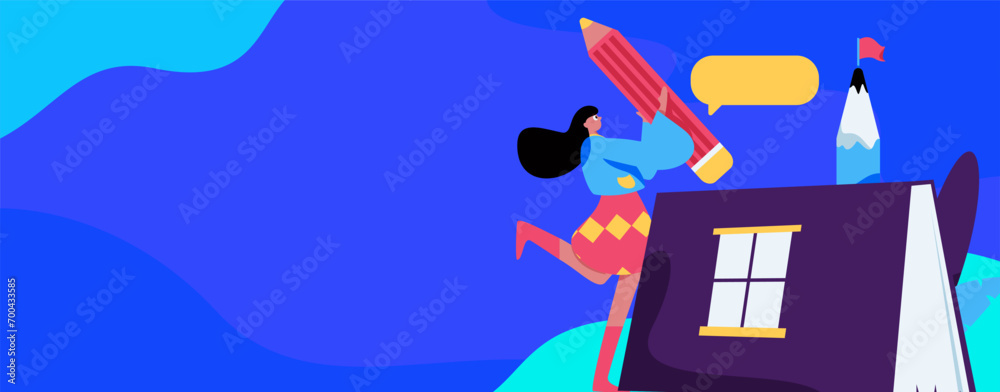 Education and learning people flat vector concept hand drawn illustration
Education and learning people flat vector concept hand drawn illustration