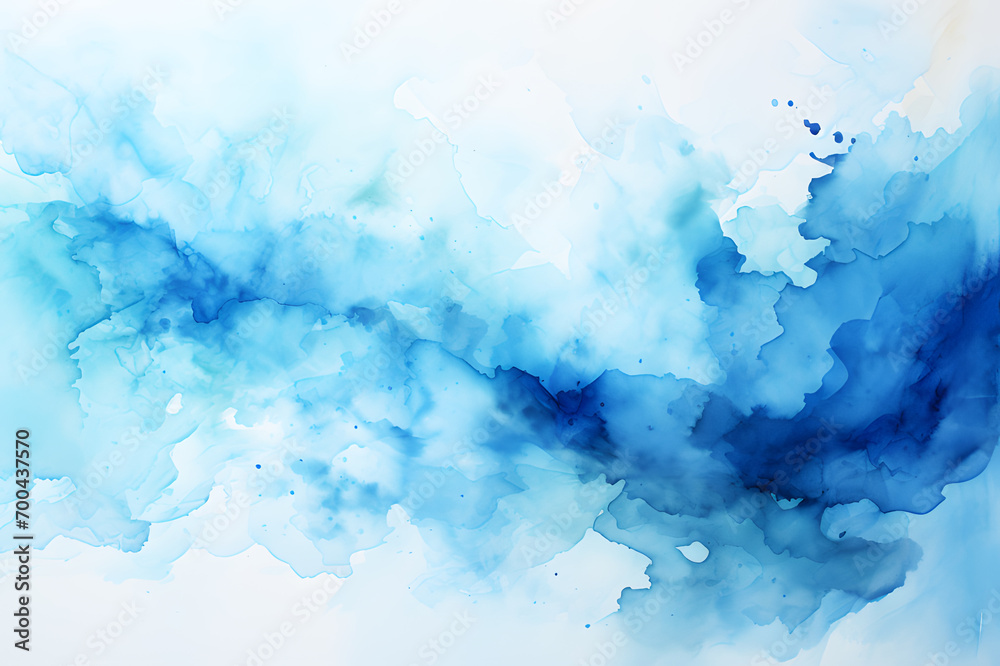Blue watercolor texture splash on wall white. Spread throughout area. Realistic color clipart template pattern. Background Abstract Texture Blue watercolor texture splash on wall white. Spread throughout area. Realistic color clipart template pattern. Background Abstract Texture