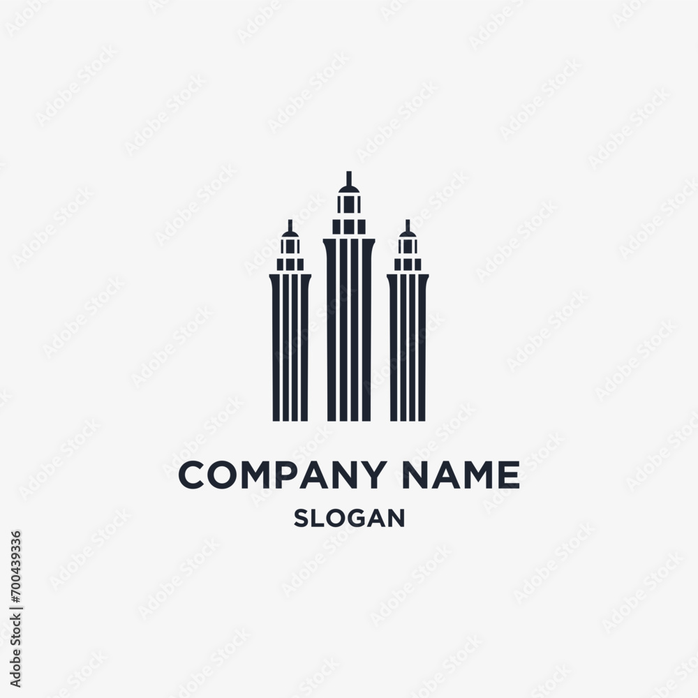 Building tower logo Building tower logo