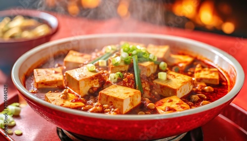 中華料理の麻婆豆腐