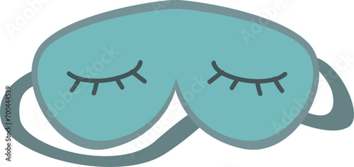 mask blindfold travel accecoris  illuatration 