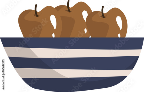 a basket of apples home decor
