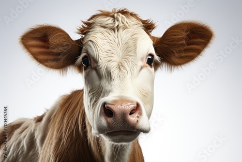Close up photo of a jersey cow