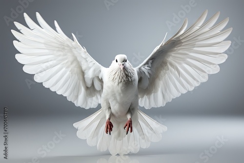 White doves flying, Hope and freedom concept
