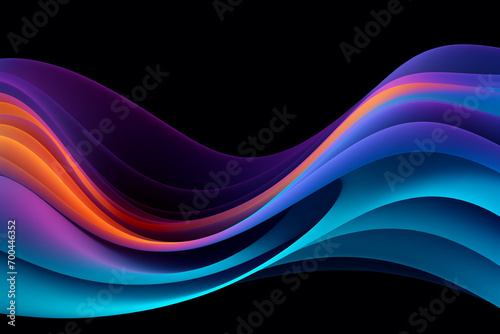 Abstract wave background gra