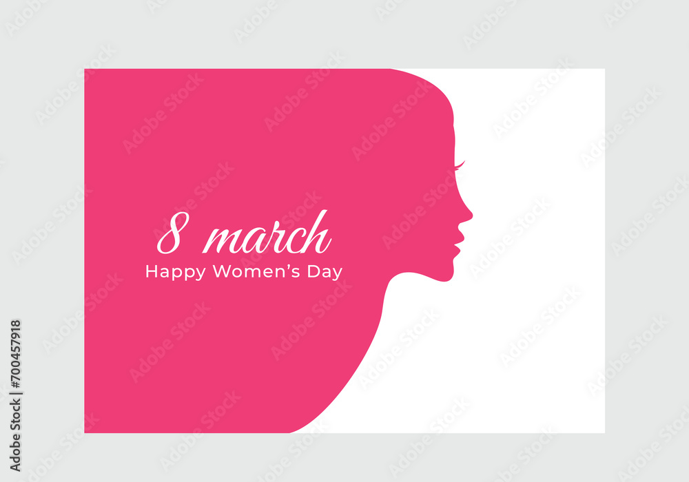 International Women's Day is celebrated on the 8th of March annually around the world. It is a focal point in the movement for women's rights. Vector illustration design.