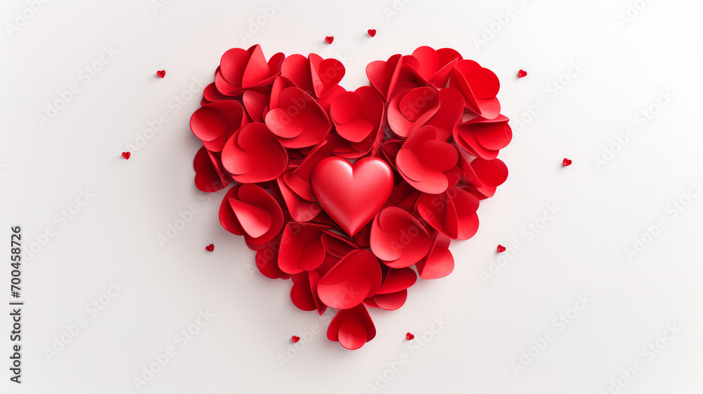 Love, heart, romance, valentines, day, concept. Generative AI