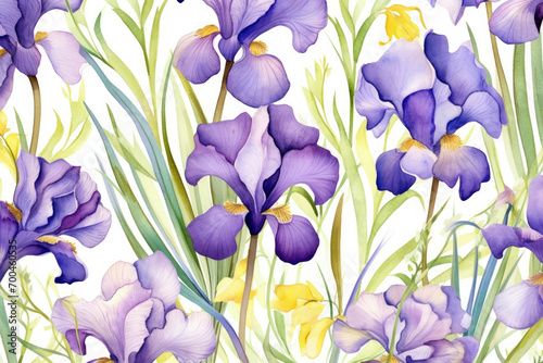 Art spring wallpaper illustration background seamless nature blossom flower floral pattern