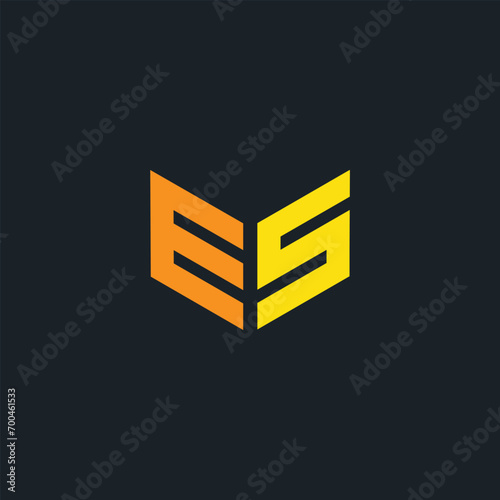 ES logo vector