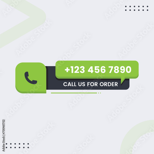 call us for order with phone icon