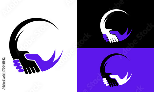 handshake logo, agreement logo, meeting logo, partnership logo, business logo