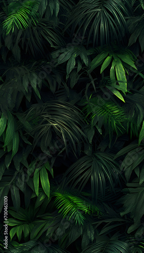 green leaves nature background  closeup leaves texture  tropical leaves  seamless pattern template