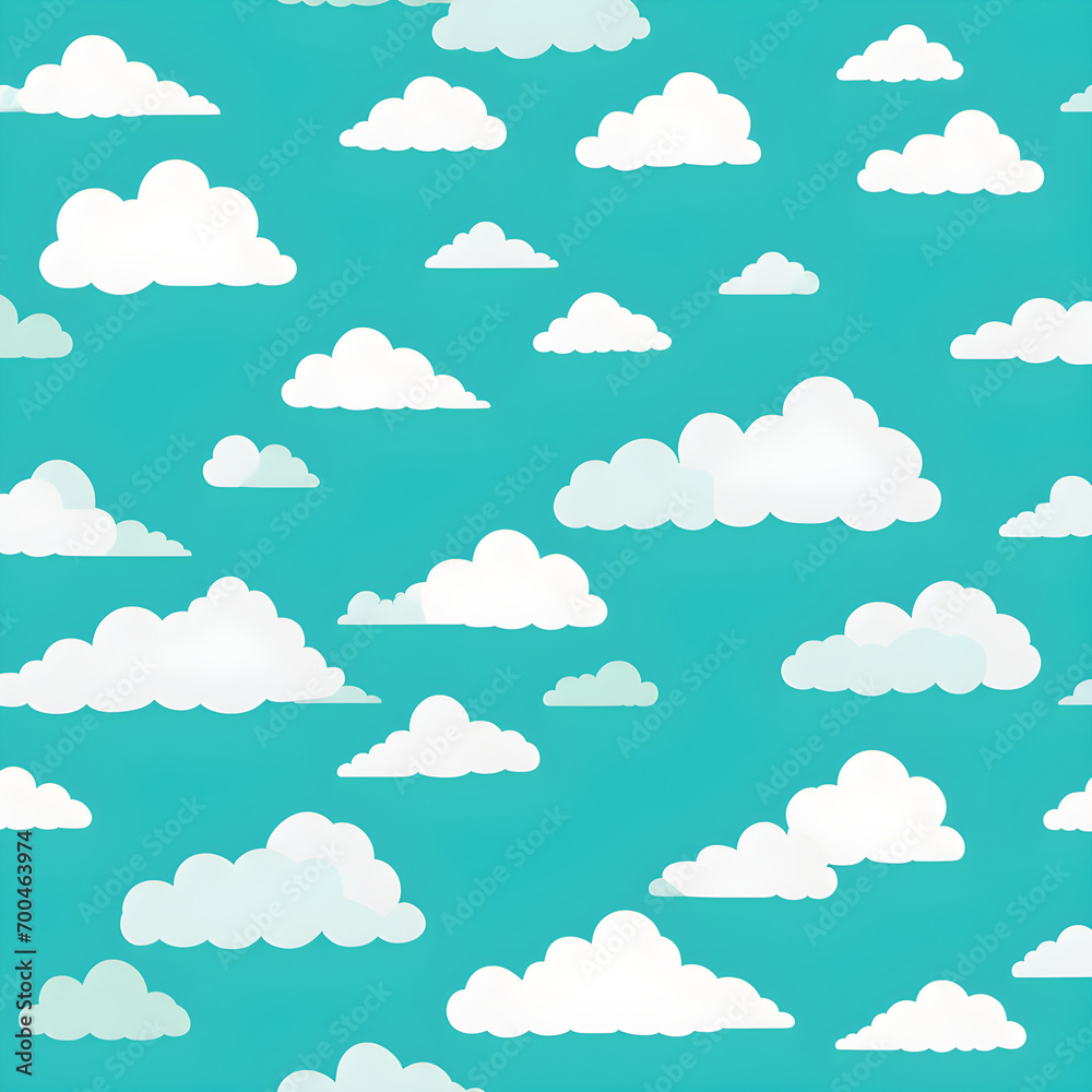 seamless background with clouds seamless background with clouds
