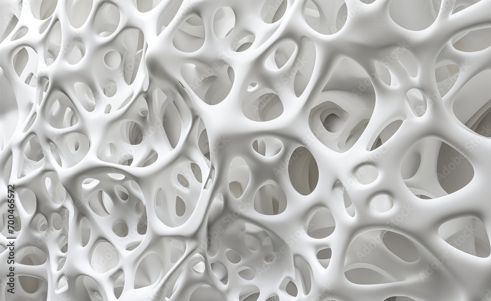 Majestic Monochrome: Abstract White Polymer Carved Structure in Large-Scale Abstraction Majestic Monochrome: Abstract White Polymer Carved Structure in Large-Scale Abstraction