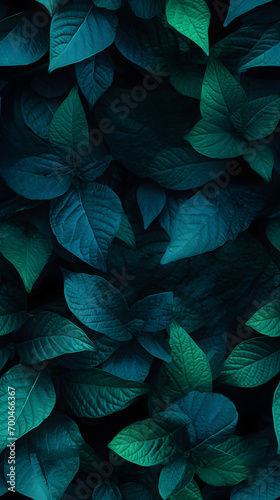 leaves nature background, closeup leaves texture, tropical leaves, seamless pattern © katobonsai