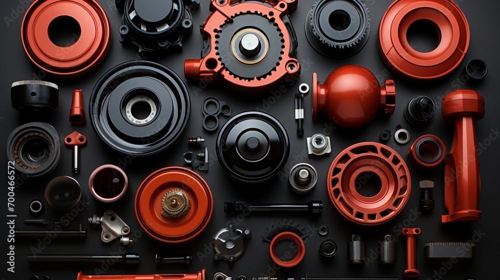 Fototapeta premium plastic car parts.