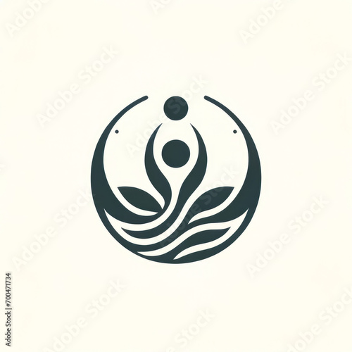 Refined Wellness: Health and Wellness Minimalist Logo photo