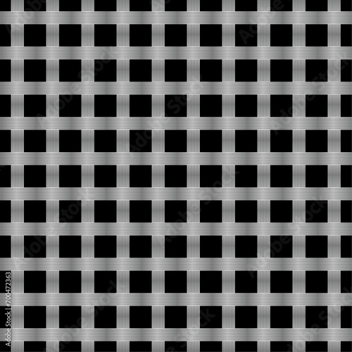 Black and white Pattern seamless background. Vector texture illustration, matral Seamless metal patterns