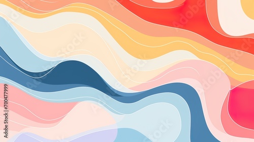 wavy line curve linear wave free form Abstract line art waves contour doodle scribble curve lines style background