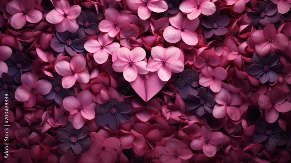 Romantic red roses: valentine's day floral background